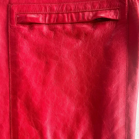 Jil Sander Vintage 2000’s leather motorcycle jacket